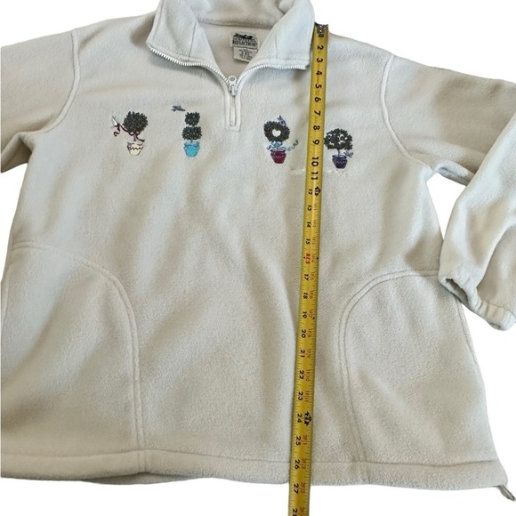 Vintage Northern Reflections Collared Fleece Sweater Size Large L - Picture 6 of 17